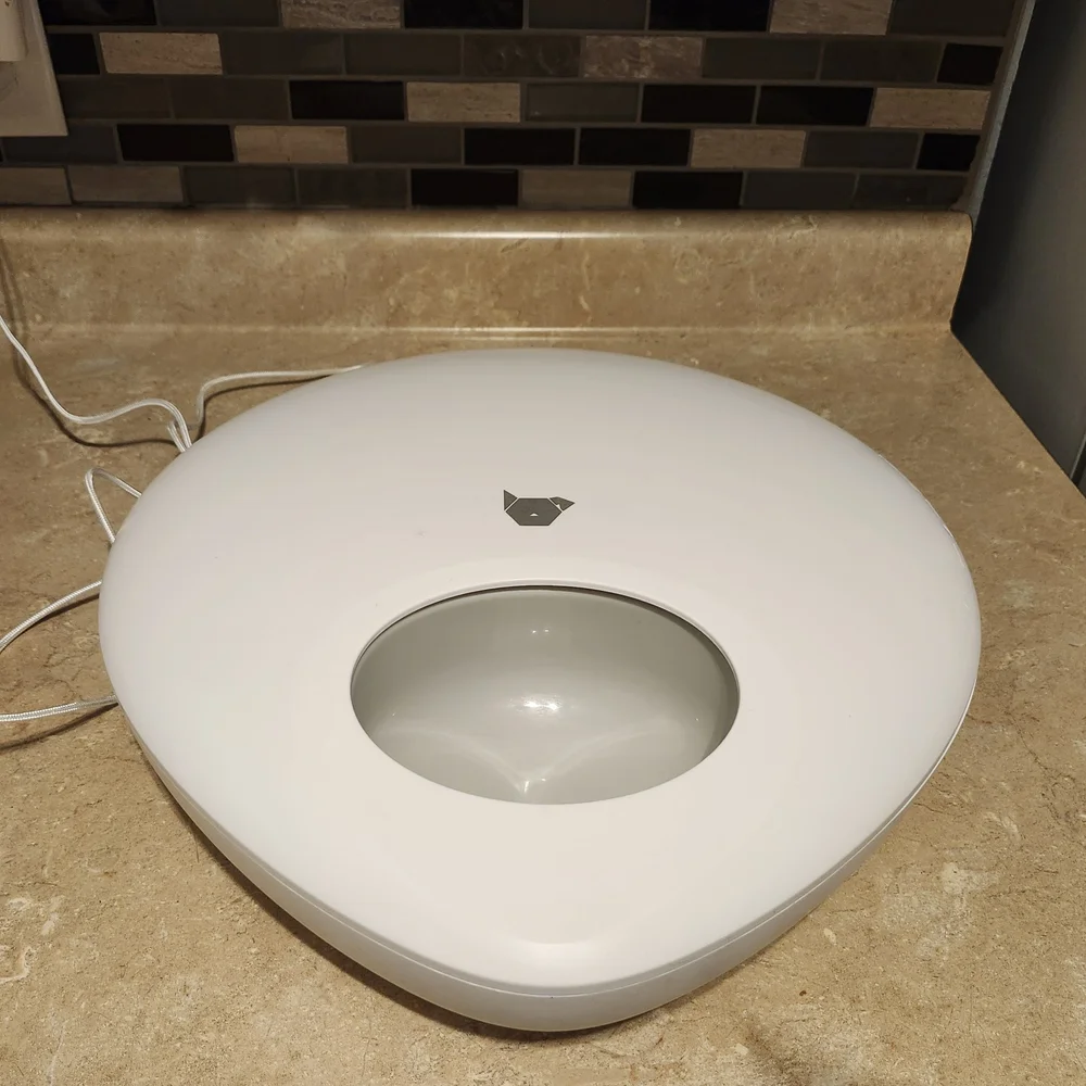 Smart Pet Feeder with App Control - White